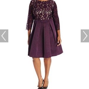 Plus size Eliza J cocktail lace dress